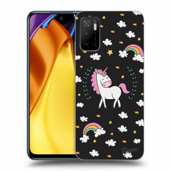 Picasee husă neagră din silicon pentru Xiaomi Poco M3 Pro 5G - Unicorn star heaven