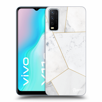 Husă pentru Vivo Y11s - White tile