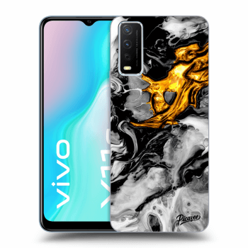 Husă pentru Vivo Y11s - Black Gold 2