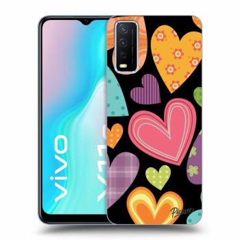 Husă pentru Vivo Y11s - Colored heart