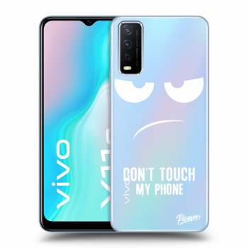 Picasee husă transparentă din silicon pentru Vivo Y11s - Don't Touch My Phone