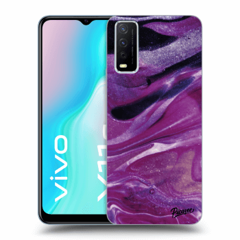 Husă pentru Vivo Y11s - Purple glitter