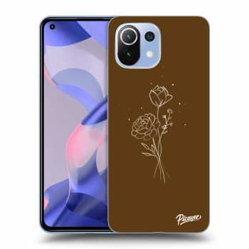 Picasee ULTIMATE CASE pentru Xiaomi 11 Lite 5G NE - Brown flowers