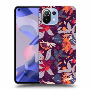 Husă pentru Xiaomi 11 Lite 5G NE - Purple Leaf