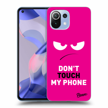 Picasee ULTIMATE CASE pentru Xiaomi 11 Lite 5G NE - Angry Eyes - Pink