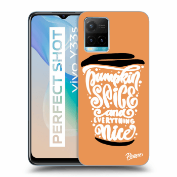 Husă pentru Vivo Y33s - Pumpkin coffee