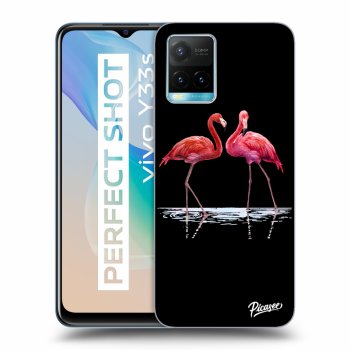 Husă pentru Vivo Y33s - Flamingos couple