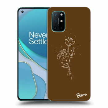 Husă pentru OnePlus 8T - Brown flowers