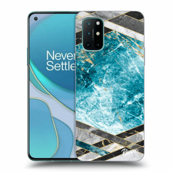 Husă pentru OnePlus 8T - Blue geometry