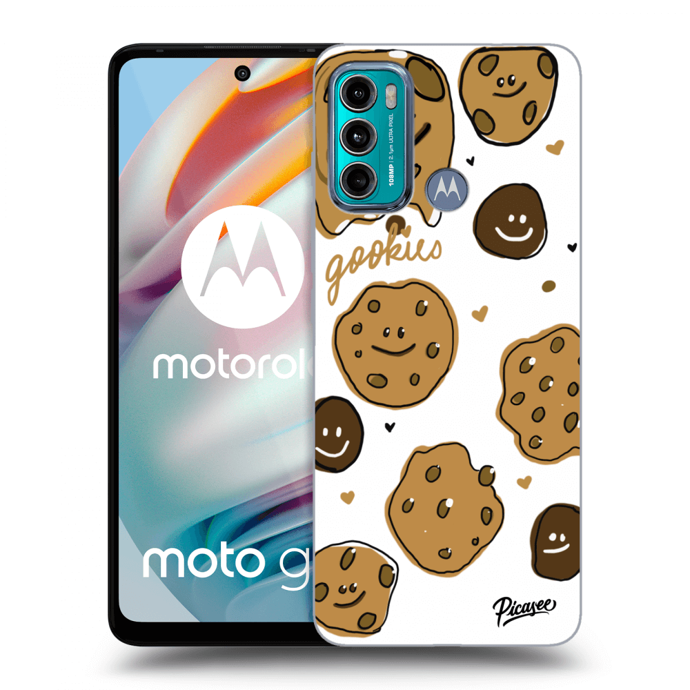 Picasee husă neagră din silicon pentru Motorola Moto G60 - Gookies