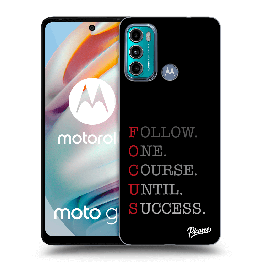 Picasee husă neagră din silicon pentru Motorola Moto G60 - Focus