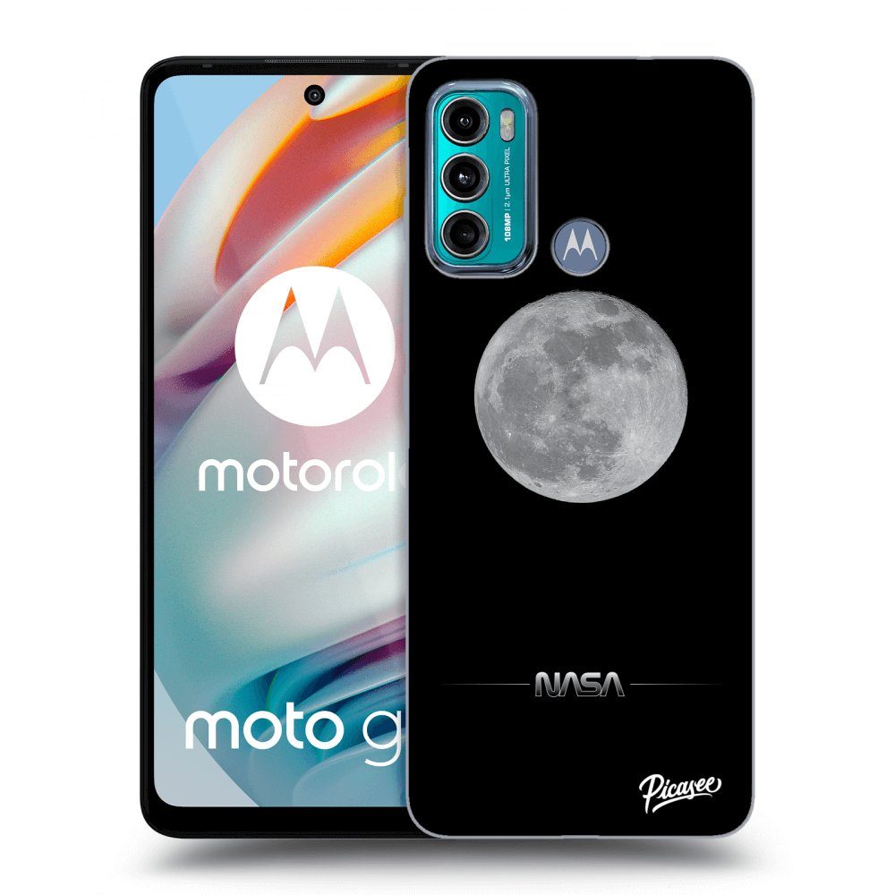 Picasee husă transparentă din silicon pentru Motorola Moto G60 - Moon Minimal