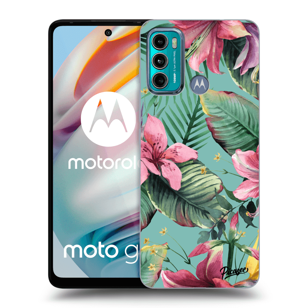 Picasee husă neagră din silicon pentru Motorola Moto G60 - Hawaii