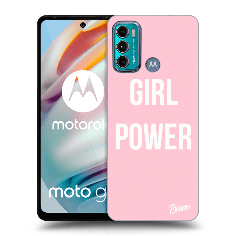 Picasee husă transparentă din silicon pentru Motorola Moto G60 - Girl power