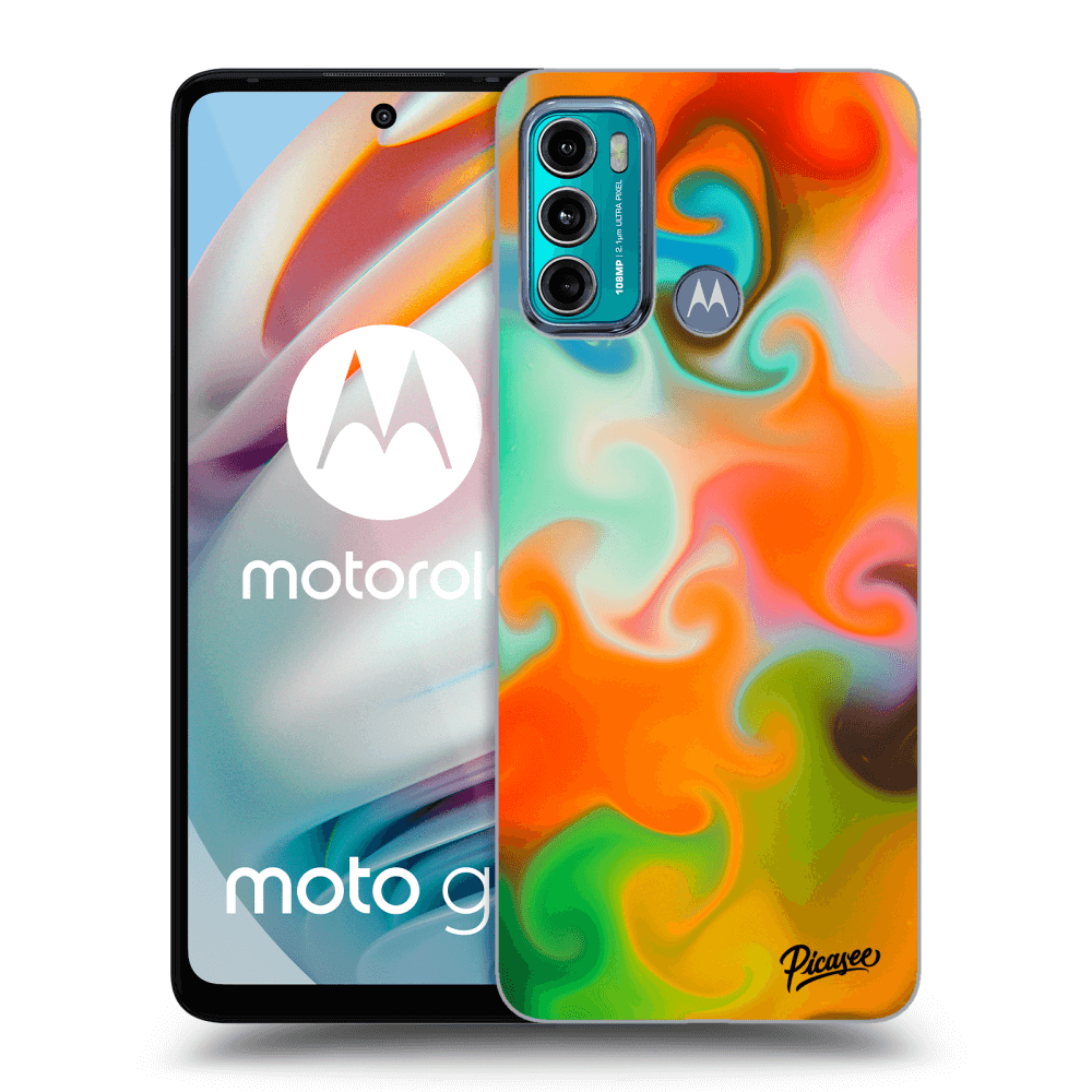 Picasee husă transparentă din silicon pentru Motorola Moto G60 - Juice