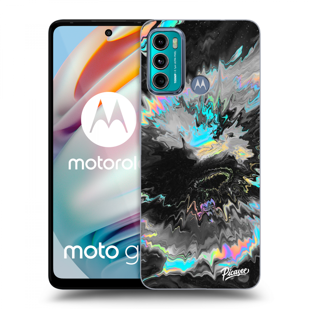 Picasee husă neagră din silicon pentru Motorola Moto G60 - Magnetic