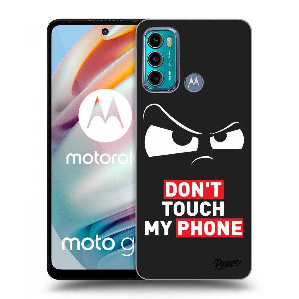 Picasee husă neagră din silicon pentru Motorola Moto G60 - Cloudy Eye - Transparent