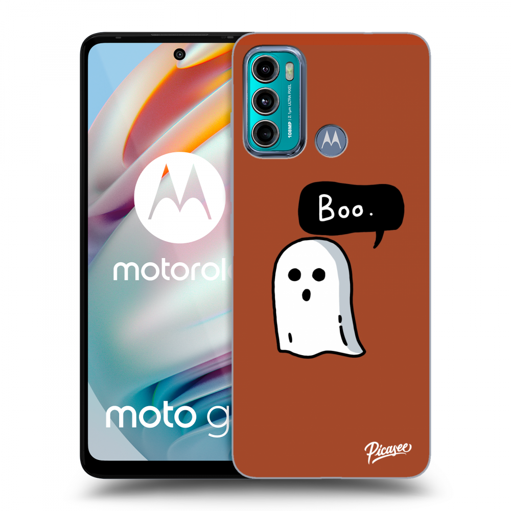 Picasee husă transparentă din silicon pentru Motorola Moto G60 - Boo