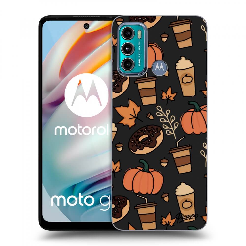 Picasee husă neagră din silicon pentru Motorola Moto G60 - Fallovers