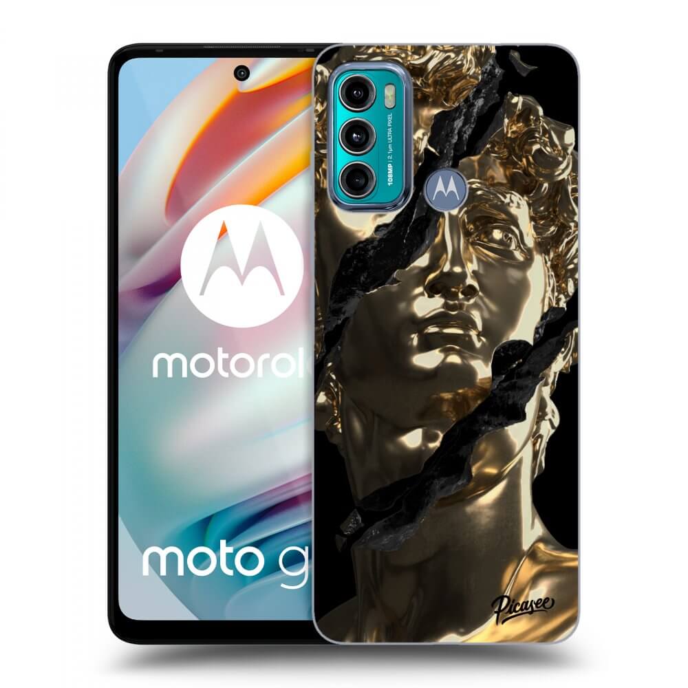 Picasee husă neagră din silicon pentru Motorola Moto G60 - Golder