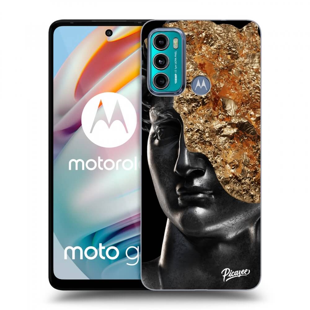 Picasee husă neagră din silicon pentru Motorola Moto G60 - Holigger
