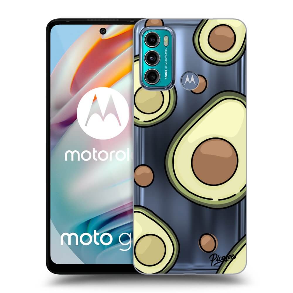 Picasee husă transparentă din silicon pentru Motorola Moto G60 - Avocado