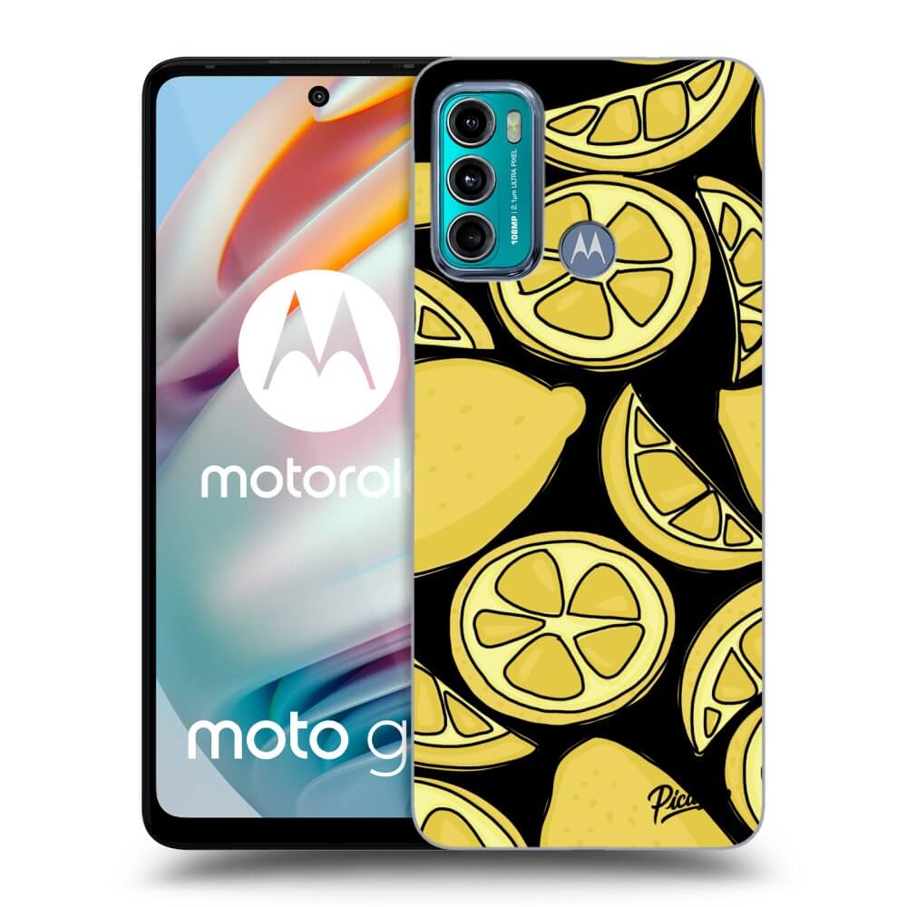 Picasee husă neagră din silicon pentru Motorola Moto G60 - Lemon