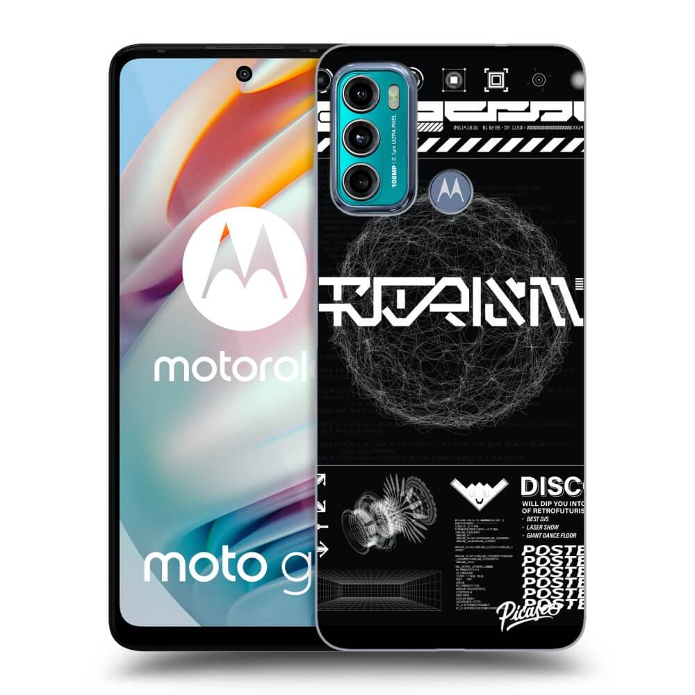 Picasee husă transparentă din silicon pentru Motorola Moto G60 - BLACK DISCO