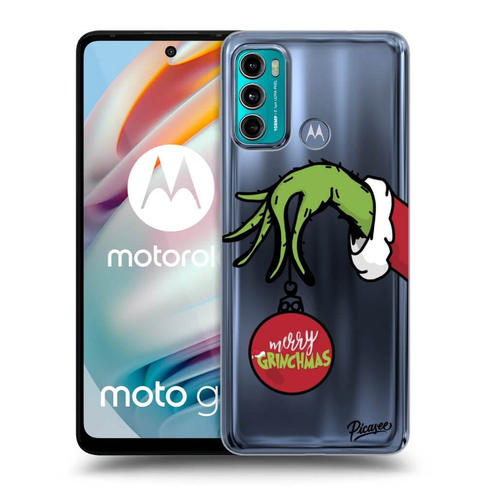 Picasee husă transparentă din silicon pentru Motorola Moto G60 - Grinch