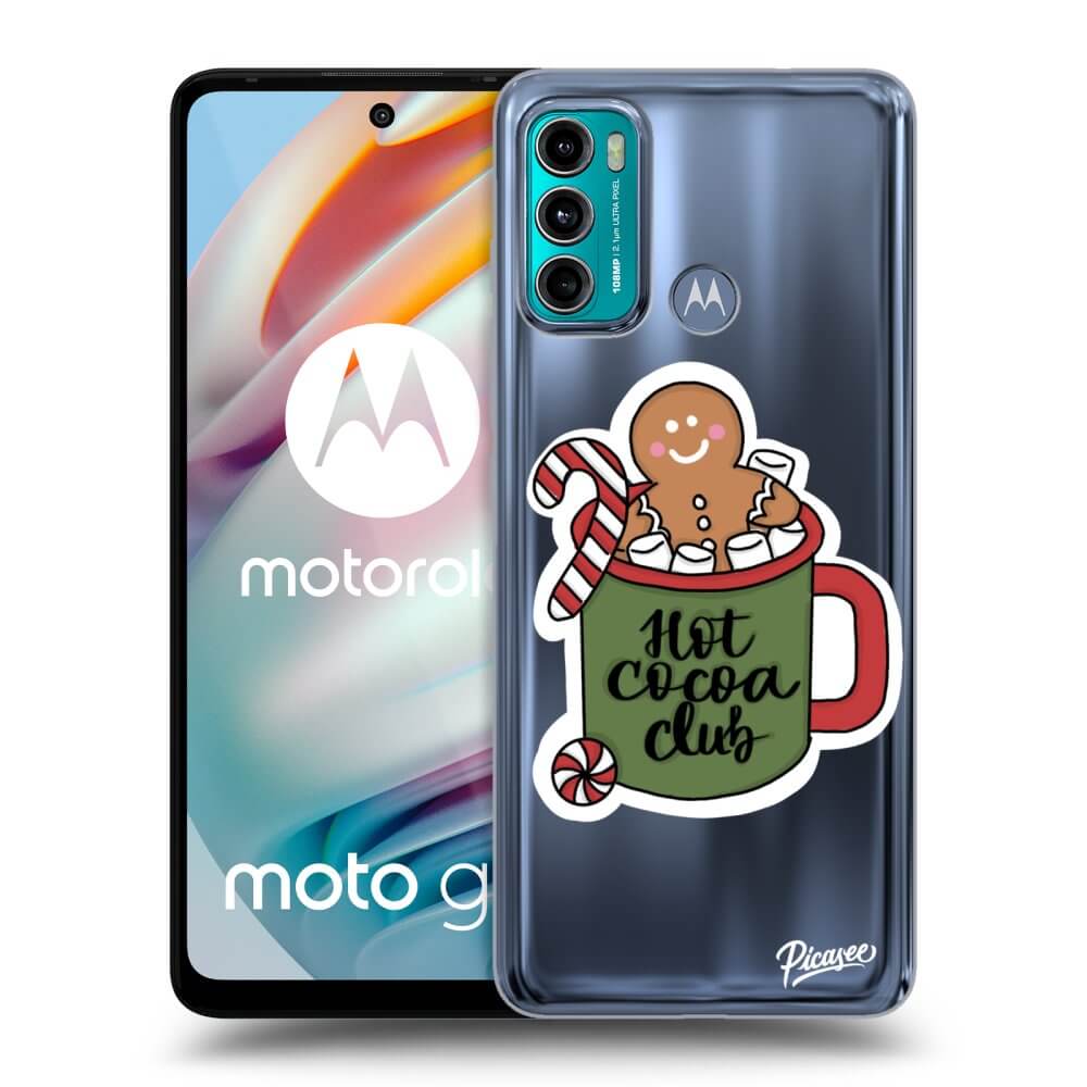 Picasee husă transparentă din silicon pentru Motorola Moto G60 - Hot Cocoa Club