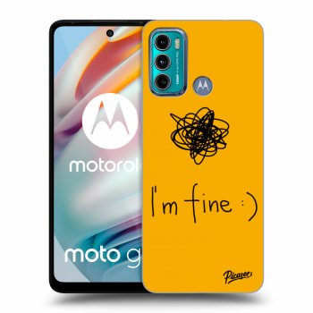 Picasee husă transparentă din silicon pentru Motorola Moto G60 - I am fine