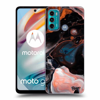Picasee husă neagră din silicon pentru Motorola Moto G60 - Cream