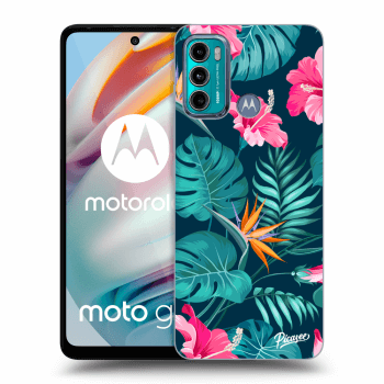 Husă pentru Motorola Moto G60 - Pink Monstera