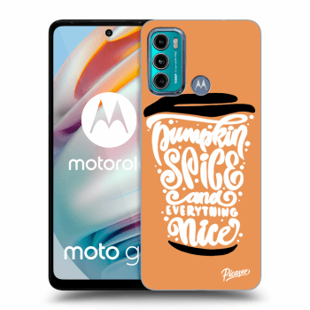 Husă pentru Motorola Moto G60 - Pumpkin coffee