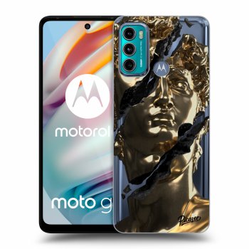 Picasee husă transparentă din silicon pentru Motorola Moto G60 - Golder
