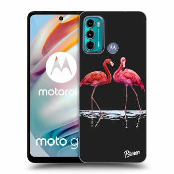 Husă pentru Motorola Moto G60 - Flamingos couple