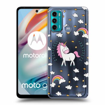Picasee husă transparentă din silicon pentru Motorola Moto G60 - Unicorn star heaven