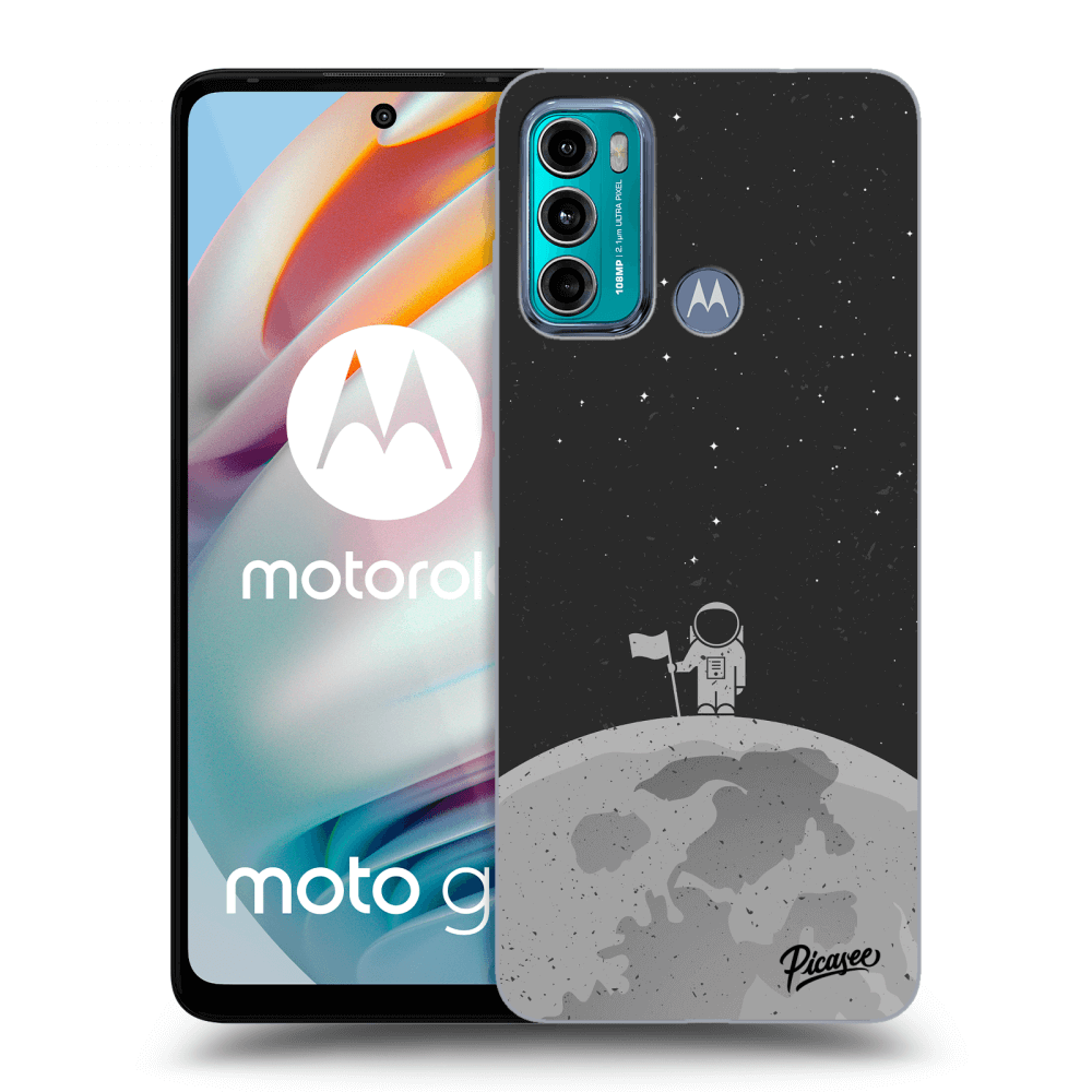 Picasee husă neagră din silicon pentru Motorola Moto G60 - Astronaut