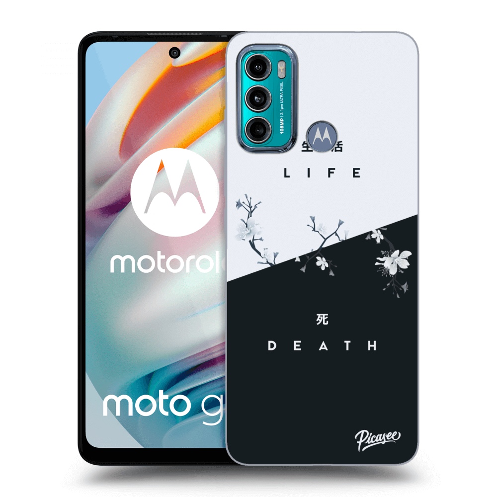 Picasee husă neagră din silicon pentru Motorola Moto G60 - Life - Death