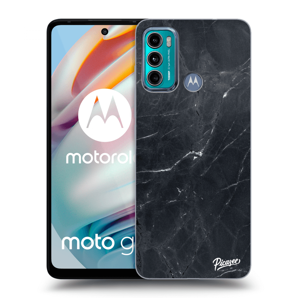 Picasee ULTIMATE CASE pentru Motorola Moto G60 - Black marble
