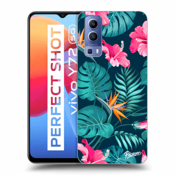 Husă pentru Vivo Y72 5G - Pink Monstera