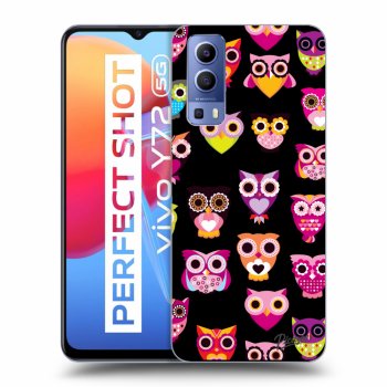 Husă pentru Vivo Y72 5G - Owls