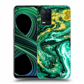 Husă pentru Realme 8 5G - Green Gold