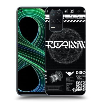 Picasee husă transparentă din silicon pentru Realme 8 5G - BLACK DISCO