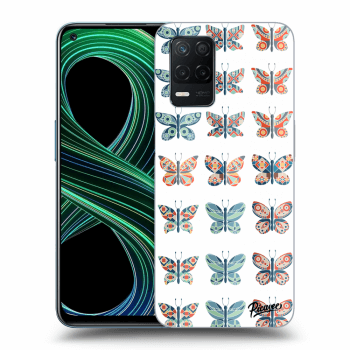 Picasee husă transparentă din silicon pentru Realme 8 5G - Butterflies