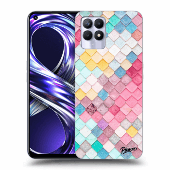 Husă pentru Realme 8i - Colorful roof