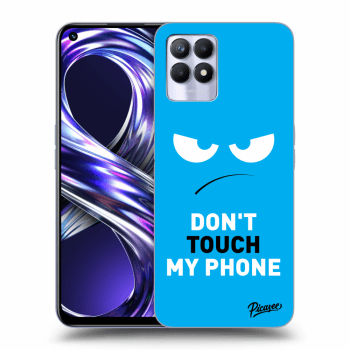 Picasee ULTIMATE CASE pentru Realme 8i - Angry Eyes - Blue