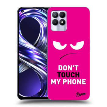 Picasee ULTIMATE CASE pentru Realme 8i - Angry Eyes - Pink