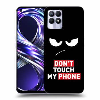 Husă pentru Realme 8i - Angry Eyes - Transparent