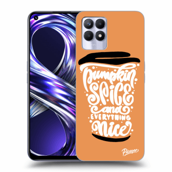 Husă pentru Realme 8i - Pumpkin coffee